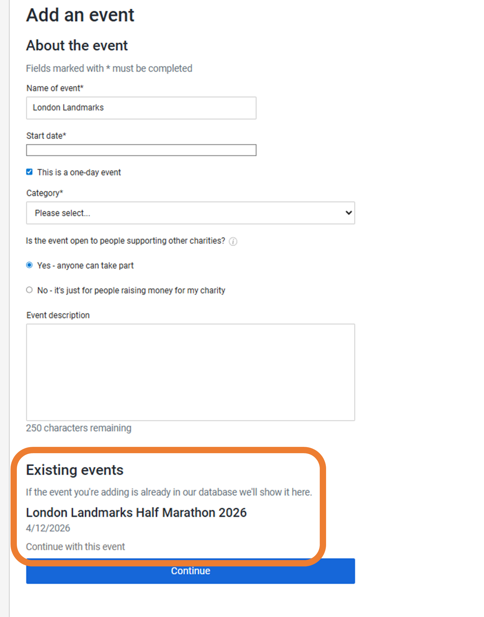 JustGiving_Add_Existing_Event_Screenshot.png